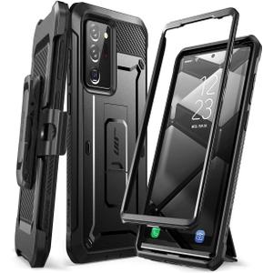 SUPCASE Unicorn Beetle Pro Series Case for Samsung Galaxy Note 20 Ultra (2020 Release), Full-Body Rugged Holster & Kickstand Without Built-in Screen Protector (Black) 