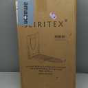 Seiritex Wall Mounted Ironing Board with Iron Holder, 42x14 Compact Mount Foldable Ironing Board for Small Spaces, Space Saving with Cotton Fabric Cover and Silicone Iron Rest (14x42 inches)