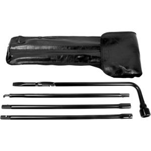 Spare Tire Tool Kit with Tire Jack Handle and Wheel Lug Wrench Compatible with 2007-2021 Tundra 2008-2021 Sequoia