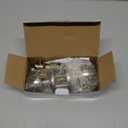 BESTTEN Keyed Entry Door Knob with Lock, Interior and Exterior Door Lock, Standard Ball, Satin Nickel