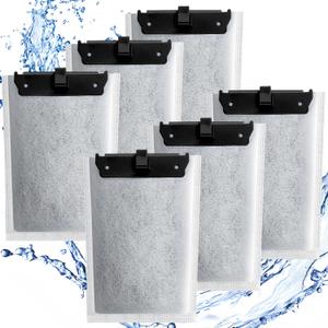 Driamor 6 Pack Medium Filter Cartridges Replacement Compatible with Whisper 10i/IQ10/PF10 Aquarium Filter 5-10 Gallons