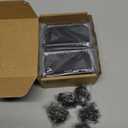 goldenwarm 12 Pack Interior and Exterior Door Hinges, Matte Black Door Hinges 4 inch x 4 inch with 5/8" Radius Corners