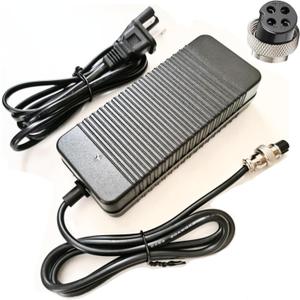 [Verified Fit] 63V 1.1A 4-Prong Ninebot Scoote-r Charger, for Segway Ninebot S, S-MAX, Mini Pro, Go Kart, Go Kart Pro, One A1, One S2 4-Pin Notched Connector Battery Charger