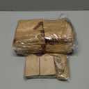 Woanger 100 Pcs Burlap Gift Bags with 100 Pcs Kraft Paper Gift Tags with Drawstring Favor Bulk Burlap Sack Bags for DIY Wedding Party Craft(3 x 4 Inch,Dark Brown)