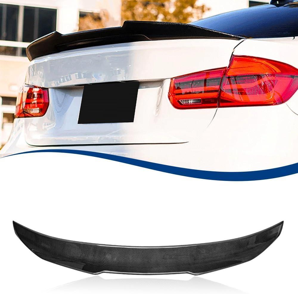 Carbon Fiber Pattern F30 Spoiler PSM-Style Compatible with (2013-2018) 3 Series F30 Sedan / F80 M3 Sedan