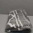 Buganda Indoor Door Mat, Dirt-Resistant and Absorbent Doormat, Anti-Slip, Low Profile Floor Mats for Inside Entryway, Front, and Back Door Entrance (48x32 Inches, Grey)