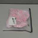 Verdusa Women's 2 Piece Bathing Suit Glitter Triangle Top Tie Side Thong Bikini Swimsuits (Pink)