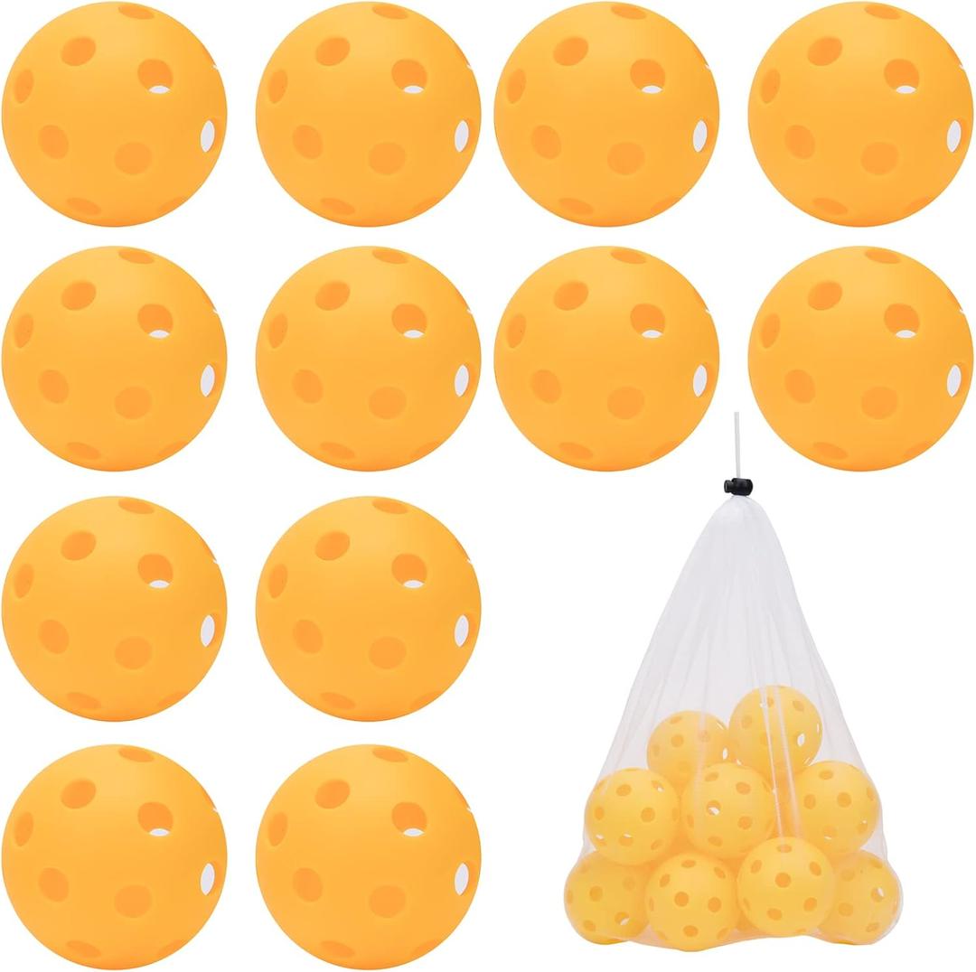 3 PCS Practice Baseball Ball Hollow Plastic Softball Hockey Training Ball with Drawstring Pocket, for Indoor and Outdoor Baseball Training (2.83 inch Diameter) (Yellow) 3 PCS Practice Baseball Ball Hollow Plastic Softball Hockey Training Ball with Drawstring Pocket, for Indoor and Outdoor Baseball Training (2.83 inch Diameter) (Yellow)