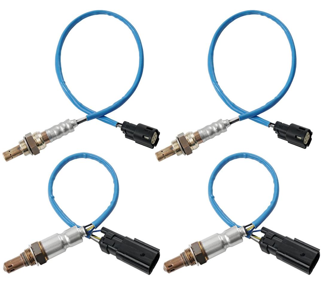 4 PCS Oxygen Sensor Upstream Downstream O2 Sensor Compatible with 2011-2015 Ford Escape Explorer F150 Flex Mustang, Lincoln MKS MKT MKZ, Mercury Mariner Milan 3.0L 3.5L 3.7L Replace 234-5038 234-4490