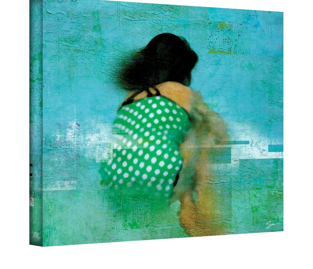 Art Wall 'Floating Away' Gallery Wrapped Canvas Art by Greg Simanson, 14 by 18-Inch