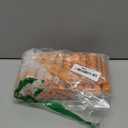 40pcs Cold Wave Perm Rods Set for Women's Long & Short Natural Hair - Plastic Orange Rollers for Curling and DIY Hairdressing (1 Count (Pack of 40))