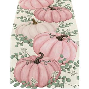 Polka Dot Pumpkins Vine Fall Table Runner Seasonal Autumn Thanksgiving Kitchen Dining Tablecloth Decoration for Home Party Decor(F,120x33cm 47x13inch) Polka Dot Pumpkins Vine Fall Table Runner Seasonal Autumn Thanksgiving Kitchen Dining Tablecloth Decoration for Home Party Decor(F,120x33cm 47x13inch)