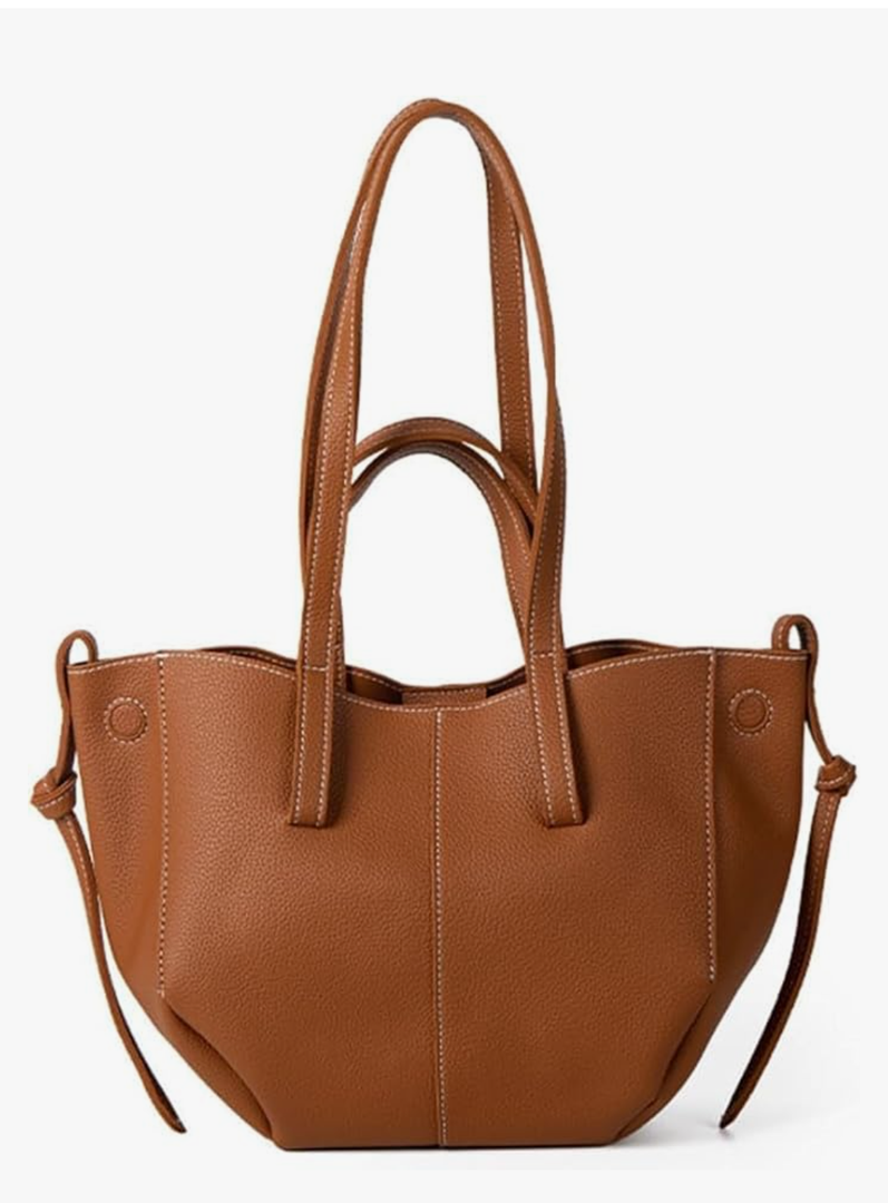 Leather Purses Shoulder Bag Tote Bag for Women
Trendy, Faux Purse, Faux Leather, With Magnetic Closure