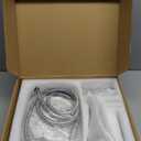 12 Inch Rain Shower Head with Handheld Spray Combo and Extention Arm, High Pressure Rainfall Waterfall Shower Heads, Dual Showerhead with 3-Way Diverter - Height/Angle Adjustable(Chrome)