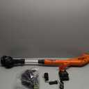 BLACK+DECKER 20V MAX String Trimmer Edger Cordless, 10-Inch Electric Weed Wacker with Automatic Feed Spool Kit (LST201)