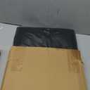 LINMAGCO Storage Ottoman Folding Foot Stool Velvet Foot Rest with Padded Modern Ottoman with Storage for Living Room Puppy Step Stool 17x13x13in(Black)