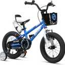 Glerc Rover Kids Bike, 12-18 Inch Boys Bike for 2-9 Years Old Children, Kids Bicycle with Water Bottle & Basket & Training Wheels, Multiple Colors