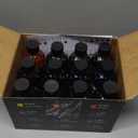 Nicpro 12 Colors Liquid Watercolor Paint Set, 8.45oz Large Bulk Liquid Watercolor Paint, Non-Toxic Water Colors Painting Supplies for Art Activity, Craft DIY, Poster, School, Home, Classroom, Party