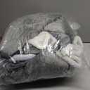 Westinghouse Electric Snuggle Throw Blankets with Foot Pocket, Wearable Heated Blanket with Sleeves, 6 Heating Levels & 2 to 10 Hours Heating Time Settings, 50 * 70"+18", Light Grey