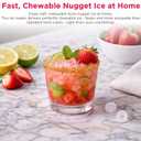 FRIGIDAIRE Touchscreen Nugget Ice Maker, Countertop Ice Machine, Sonic Ice Maker with 33 lbs. Capacity, Slate