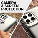 ITSKINS Spectrum // Clear Compatible with Motorola Moto G Stylus 5G, Protective Phone Case, Slim Hybrid Case, Anti-Yellowing, and Heavy Duty Shockproof Cover, Military Phone Case - Transparent