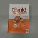 think! Protein Bars, High Protein Snacks, Gluten Free, Kosher Friendly, Creamy Peanut Butter, Nutrition Bars, 2.1 Oz per Bar, 12 Count (Packaging May Vary)