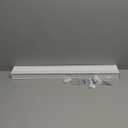 BlindsAvenue Cellular Honeycomb Cordless Shade, 9/16" Single Cell, Light Filtering, White, Size: 25" W x 72" H (Cotton)