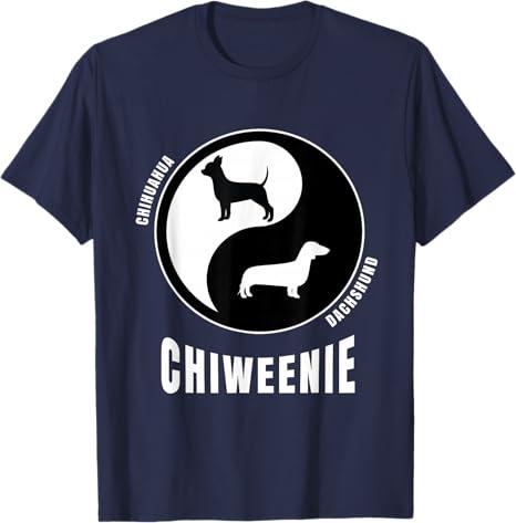 Chiweenie Chihuahua Dachshund Yin Yang Dog Lover Cute Pet T-Shirt XXXL