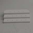 Darware Wooden Cake Pop Stand; Tiered Treat Holder (24-Hole, White)