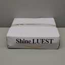 Modern LED Ceiling Light, Dimmable LED Chandelier Black Flush Mount Ceiling Lights, Remote Control Acrylic Ring Ceiling Lamp Fixture for Living Room Dining Room Bedroom, 8H-FANG-BL-04