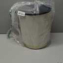 Pukomc Bathroom Trash Can with Lid3.5 Gallon Motion Sensor Waterproof Touchless Garbage Can, Smart Plastic Trash Bins Suitable for Kitchen, Bathroom, Bedroom, Living Room, Office Beige