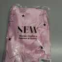 Vrtige Women's Satin Pajamas Set 3 Piece Cami Top and Shorts with Robe Sleepwear Set (Pink, XXL)