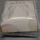 2010ft White Tulle Backdrop Curtain with Lights String for Parties, Sheer Photo Backdrop Curtains for Wedding Party Photography Background (20ftx10ft)