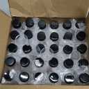 30 Pack 1.7oz Mini Liquor Bottles with Black Cap,Plastic Alcohol Bottles with 10 Funnels,Airtight Plastic Spirit Bottle for Weddings,Party Supplies