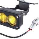 3inch Headlight Kit Compatible with Sur-Ron Segway X260 and Talaria, Motorcycle Lights Bars with Headlight Bracket, Plug and Play (Yellow)