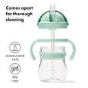 OXO Tot Transitions Straw Cup with Handles 6 oz. - Opal and Blossom - 2 Pack