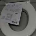 KOHLER 25876-0 Hyten 3" Height, Elevated Soft Close Round Toilet Seat, Contoured Seat with Grip-Tight Bumpers, Quick-Attach Hardware, White