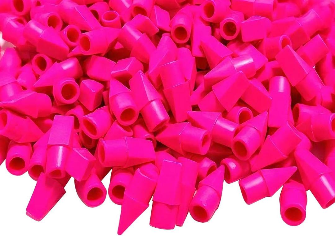 Caps Pencil Erasers Chisel Shape Pencil Eraser Arrowhead Top Erasers Latex Free Pencil Pencil Eraser Toppers Studying Supplies