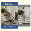 Dog Ramp for Car & Truck & SUV & Stairs - Joint-Friendly, Anti-Slip, Gentle SlopeExtra Wide & Stable, Up to 200 lbs