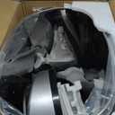 SensorCan 13 Gallon Oval Sensor Can with AC Adapter and Odor Filter, Automatic Motion Sensor Kitchen Bin, Soft-Close Stainless Steel, Slim Curved Wastebasket for Narrow Walkways, Matte Silver