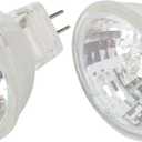 Simba Lighting 10 Watt 12 Volt MR11 Halogen Spotlight Bulbs (2 Pack) 2-Pin 110lm 30 Beam Angle for Accent, Track Light, and Fiber Optics, GU4 Bi-Pin Base, Glass Cover, Warm White 2700K Dimmable