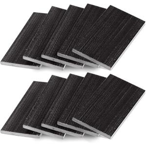 Tondiamo 10 Pcs Patio Chair Spring Plates Black Swivel Rocker Fiberglass Spring Plates Replacement Parts for Universal Outdoor Patio Furniture, 5 x 2. 5 x 0. 25 Inch(Black,10 Pieces)