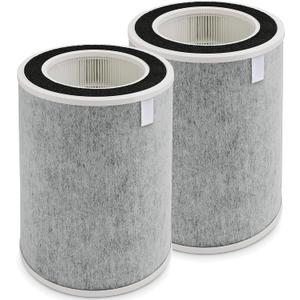 2 Pack HP201 HP202 True HEPA Replacement Filter for Shark Air Purifier MAX