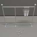 Milisten 1 Set Miniature Clothes Hanger Doll Furniture Display Upgraded Rack and Mini Clothes Hangers for Dollhouse Decoration and Storage