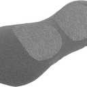 Waist Support Pillow with Memory Foam, Ergonomic Design for Sleeping, Lower Back Support (Classic Grey)