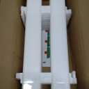 Christmas Tree Fences 12PCS: Sticker DIY Christmas Tree Gate White Picket Fence for Xmas Holiday Party Decor Garden Home Office, Inches (12pcs-8.6ft)