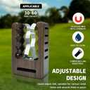 2 x Magnetic Stogie Holder Golf Accessories for Men, Portable Stogie Clip for Golf Cart Magnetic Holder with Adjustable Design - Fits Golf Carts, Chairs - Perfect Golf Gifts, Grilling, Fishing & Sporting