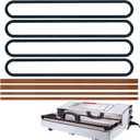 Foam Replacement Gaskets for Weston Pro-Series Vacuum Sealer, replacement parts for Weston Pro-2100 & 2200 & 2300 Vacuum Sealer Pro Series, 4 Foam Replacement Gaskets and 4 Seal Bar Tapes.