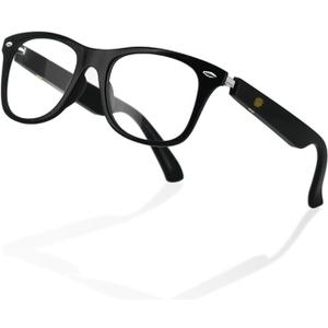 Smart Glasses for Men and Women, Blue Light Filtering Lenses, Bluetooth Audio Glasses with Mic & Speakers, Touch & Voice Assistant Compatible - Up to 6 Hrs Battery, for Office, Driving