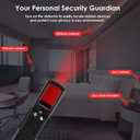 GPS-Detector Hidden-Camera Spy-Camera Detector - 2025 Upgrade Hidden Camera & Bug Detector, Anti-Surveillance Spy Camera & GPS Finder, Portable & Rechargeable for Home, Office, Hotel SecurityBlack